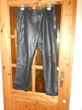 Echtlederhose /Lammnappa - Gr.44 - schwarz