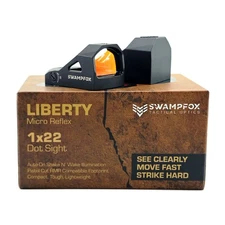 Swampfox Optics Liberty 1x22 mm (RMR Pistol Cut) Red Dot sight 3 MOA LBT00122-3