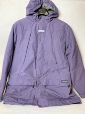 VTG Lands End Squall Jacket Purple Youth Sz XL or Womens M Fleece Lined
