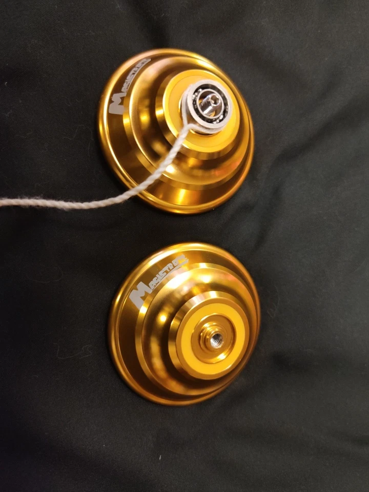 MAGICYOYO Magistrado N6 Profesional Yoyo Oro Aleación de Aluminio Yoyo Sin Responder Foto 4 de 4