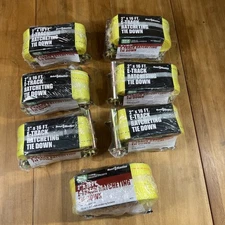 Set Of Haul Master E-Track Ratcheting Tie Down Straps - 2" x 16' (Set Of 7)