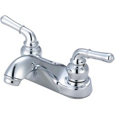 Olympia Faucets L-7241 Chrome Accent 1.2 Gpm Centerset Bathroom Faucet