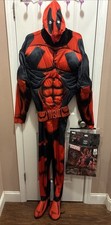 Marvel Rubies Deadpool Halloween Cosplay Muscle Costume Adult XL