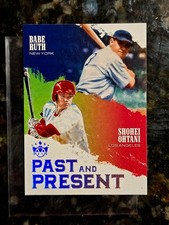 2018 Diamond Kings Shohei Ohtani Babe Ruth Past and Present RC SP Insert