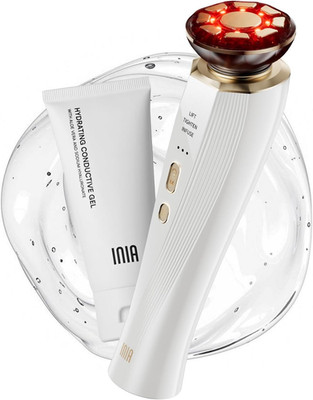 INIA Professionelles 3-In-1 Anti-Falten Gesichtsmassagegerät Mit Mikrostrom & Ro