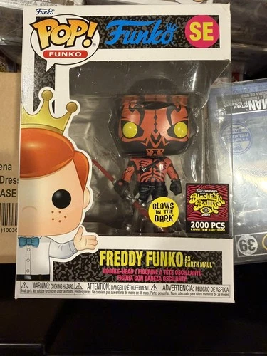 Funko Pop Star Wars - Freddy Funko as Darth Maul Glow LE 2000 With Protector