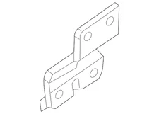 Genuine Infiniti Fender Lower Bracket F31303JAMB