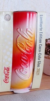 Coca Cola Glas Limitierte Edition 2021  / MC Donalds Glas Dreifarbig 