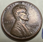 1945-D Lincoln Wheat Cent PENNY 1C 7624N
