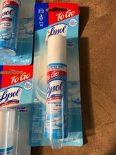 Lysol To Go Disinfectant Spray Travel Size Crisp Linen Scent 1 oz Pack of 2 