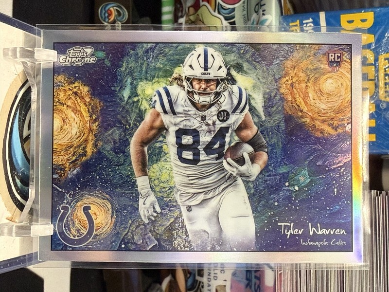 Topps Chrome Cosmic 2025 Tyler Warren Colts RC Stars in the Night #STN-10 TZ