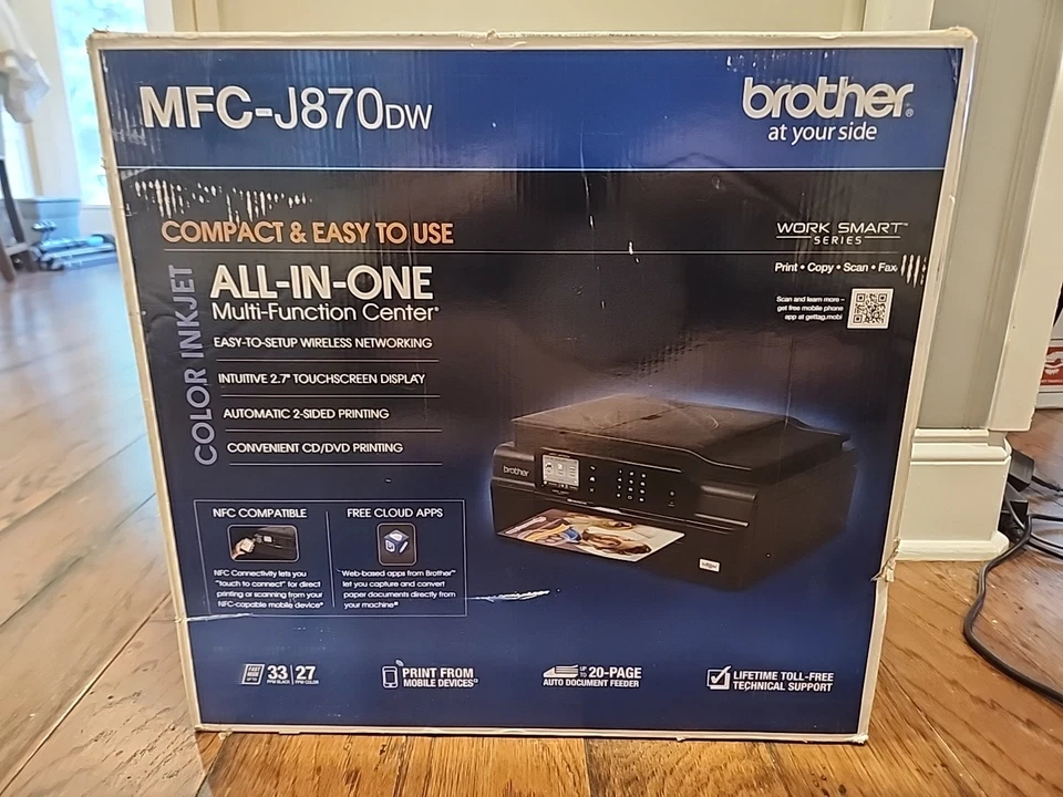 Brand NEW Brother MFC-J870DW All-in-One Inkjet Printer - Image 4 of 4