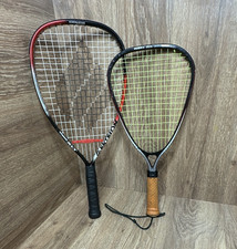 Ektelon PowerRing 940 XLT 102 sq  Excel Graphite Racquetball Racquets Lot of 2