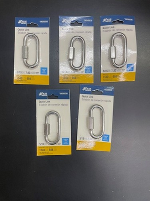 #ad Lot Of 5 Blue Hawk Quick Link 5 16quot; 0656936 FREE SHIPPING c $21.48