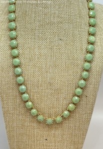 Fashion Gold Tone Rhinestone Statement Necklace, 57.8g