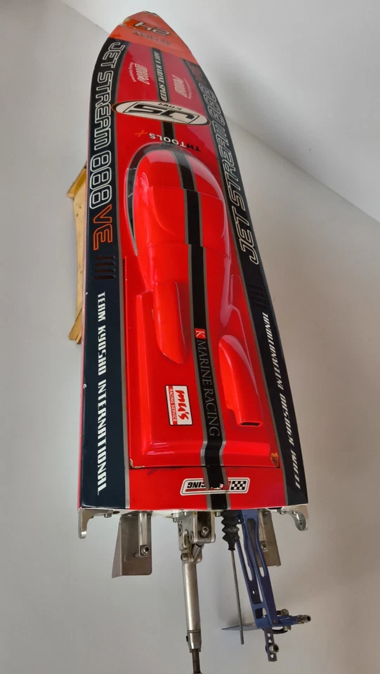 KYOSHO Jet Sream 888 VE motoscafo radiocontrollato 1/15 cm 90 Incompleto Japan - Immagine 3 di 4