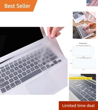 Washable Silicone Keyboard Protector for Enhanced Typing - 13" to 15.6"