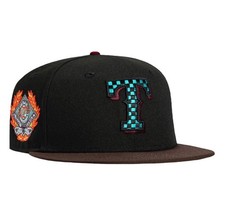New Era 59fifty Hat Club Tanjiro Demon Slayer Texas Rangers 7 1/4