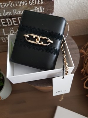 Furla Sirena Geldbörse Schwarz, Brandneu 