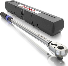 1/2 Inch Torque Wrench 25-250 Ft-Lb /33.9-339N.M/Longer 21.6'' /72 T/Alloy Alumi