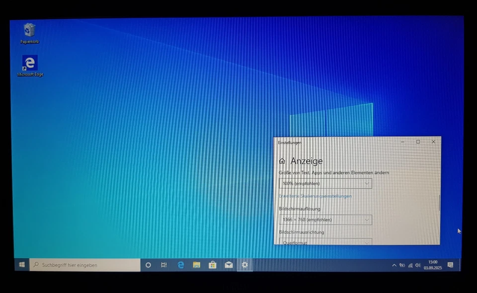 Fujitsu Lifebook E780 15,6" matt Display Bildschirm mit Scharniere LCD Kabel - Bild 4 von 4