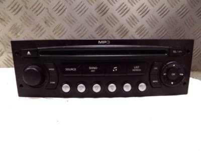 PEUGEOT 307 RADIO CAR AUDIO AUTORADIO 9662925977