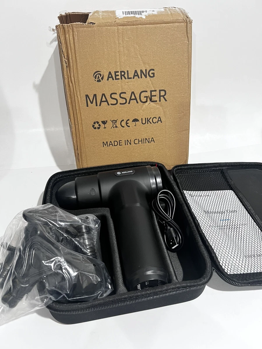 NEW AERLANG Massage Gun Deep Tissue Massager Portable Muscle
