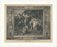 Hermann der Cherusker übergibt den Silberschatz Holzstich C 2800