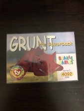 1998 Beanie Babies #83 Grunt the Razorback - Cards Series 1 4092