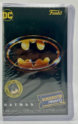 2023 Funko REWIND DC 1989 BATMAN VHS  Blockbuster Figure. New & Sealed Box