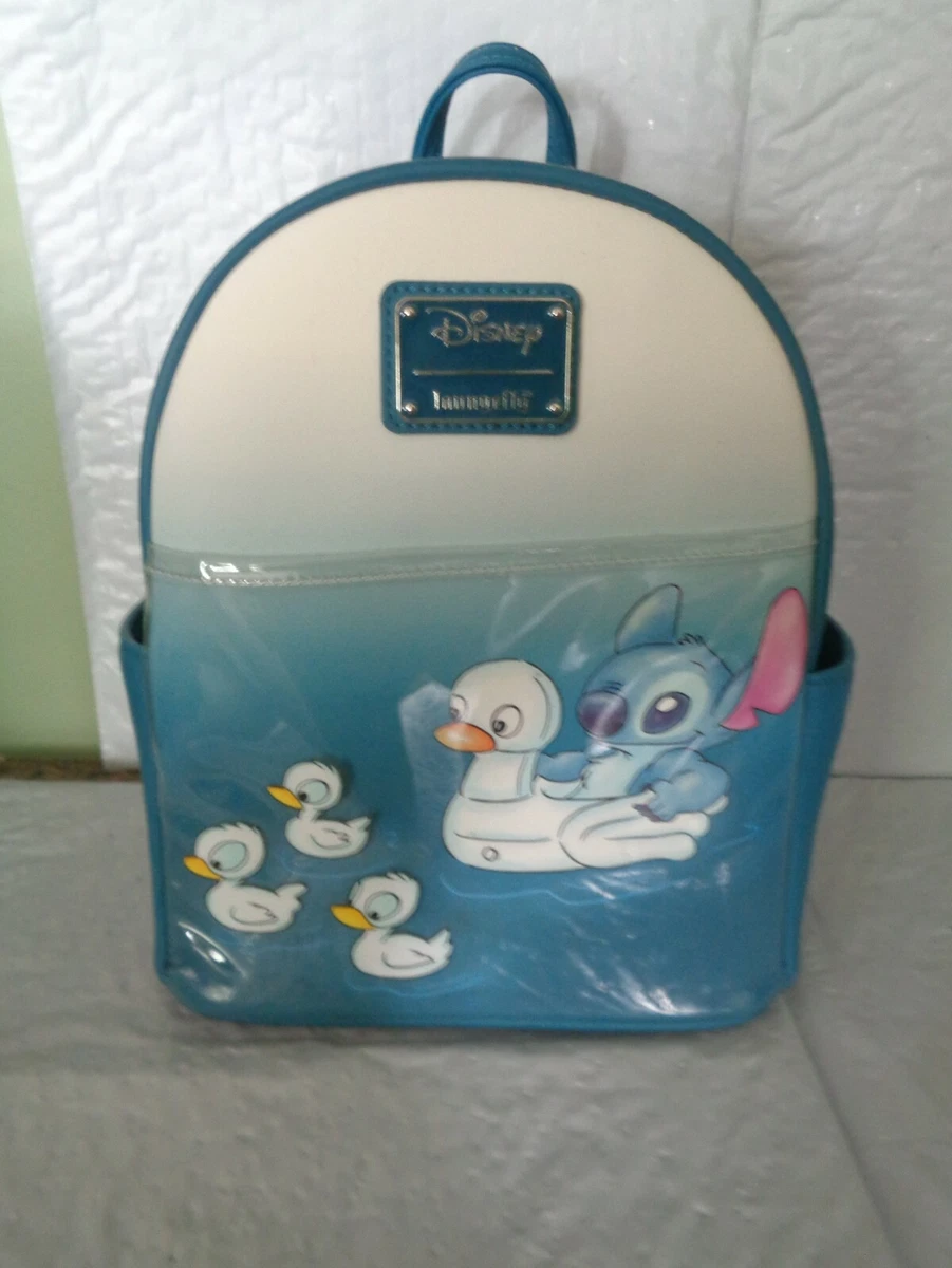 NWT Disney Loungefly Stitch With Water Ducklings Mini Backpack