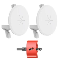 TV Cord Hider with Mounting Brackets Include Hole Saw Cable Management Kit 2pack