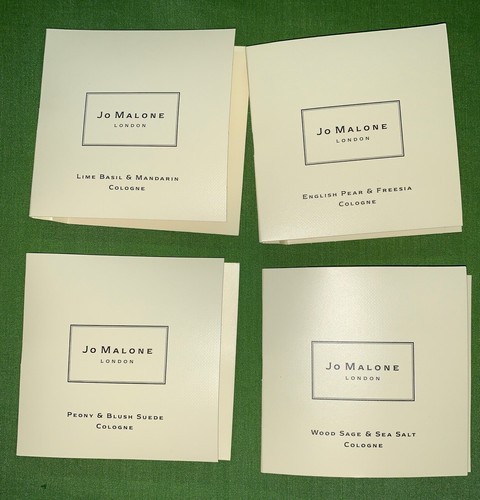 Jo Malone Cologne Samples 4pc. Assorted Lot Carded 0.05 fl oz / 1.5 ml - Picture 2 of 2
