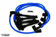 BLUE RACING 10.2MM SPARK PLUG WIRES SET FOR 90-93 HONDA ACCORD 2.2L