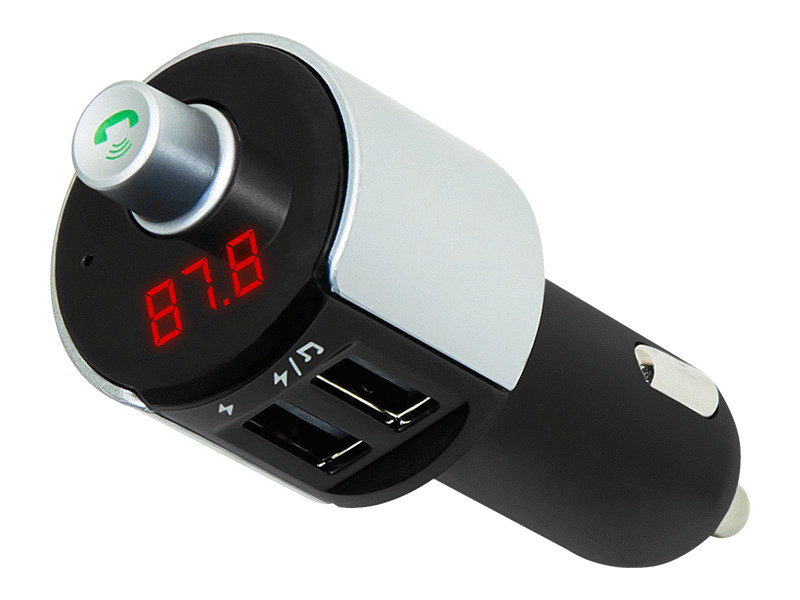 Transmitter LCD FM Audio Car Bluetooth 5.0 USB Charger Handsfree Kit