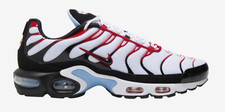 air max plus white red blue
