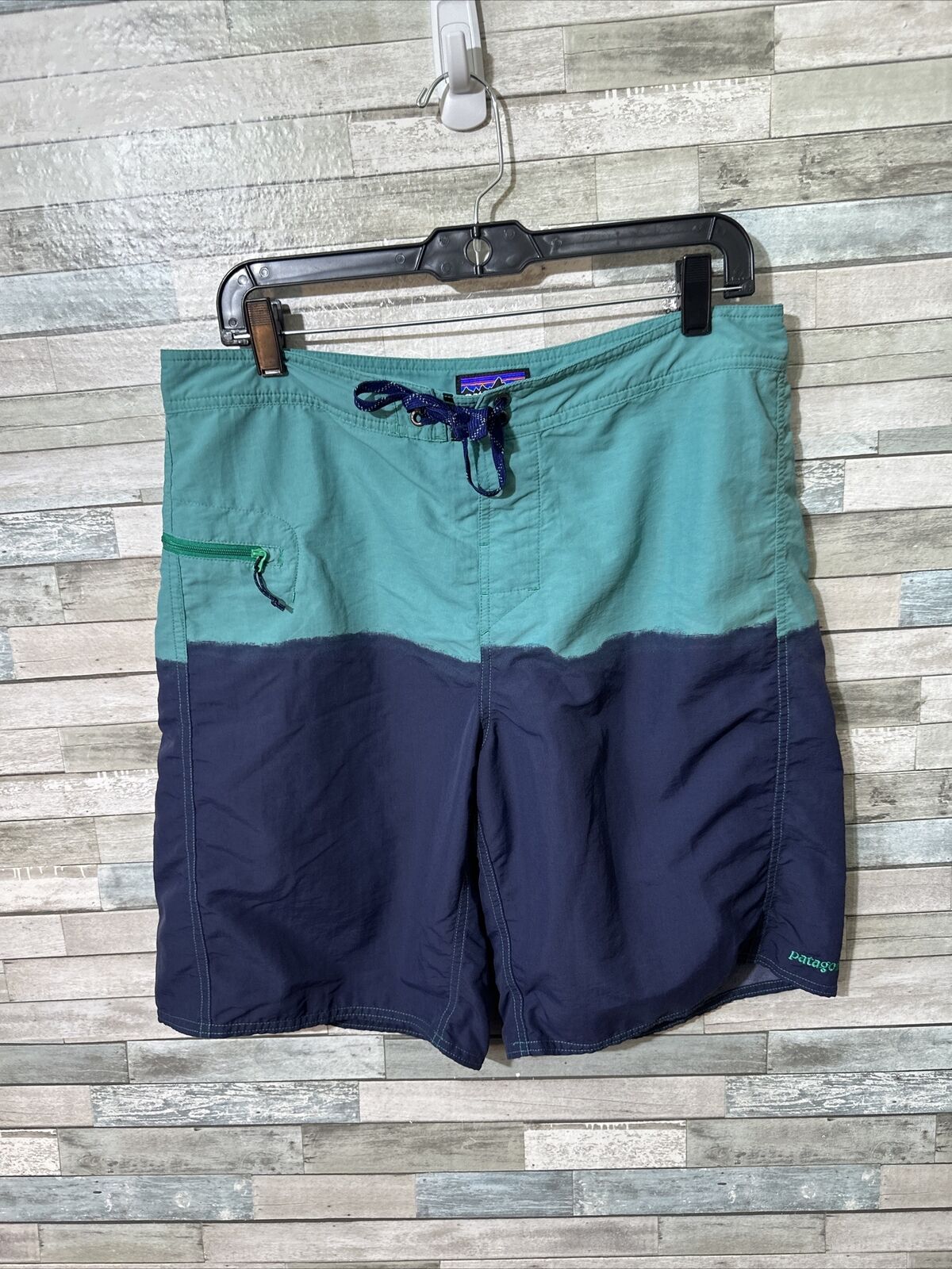 Men’s Patagonia Swim Shorts Blue Size 34 - image 1