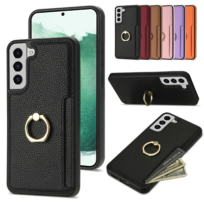 Hülle Für Samsung Galaxy S24 A12 A53 A13 Note20 Ultra Handy 360 Ring Case Schutz