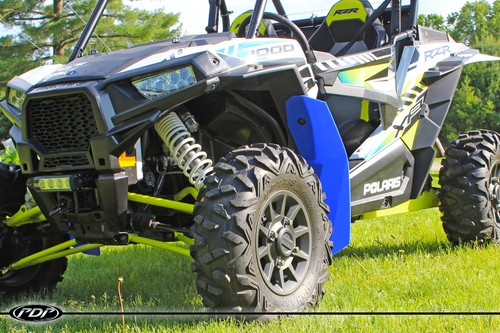 Polaris RZR S 900/S 1000 PDP 2015+ aletas de barro/brotes de guardabarros de PDP - azul - Imagen 2 de 12