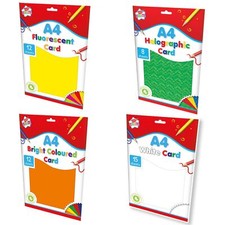 Assorted Card Stock Sheets Kids Create A4 Childrens Craftings Arts & Crafts