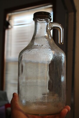 Antique 1/2 Gal Clear LINCOLN FOODS, Bottle, Original Lid, Item # A - 1226