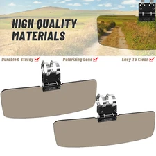 2pcs UTV Sun Visor for Polaris kawasaki CFMOTO Maverick uforce 1.5”-2” Roll Bar