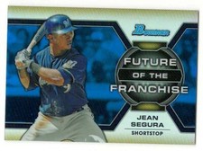 JEAN SEGURA 2013 Bowman FUTURE OF THE FRANCHISE BLUE Mini Insert #/250 Refractor