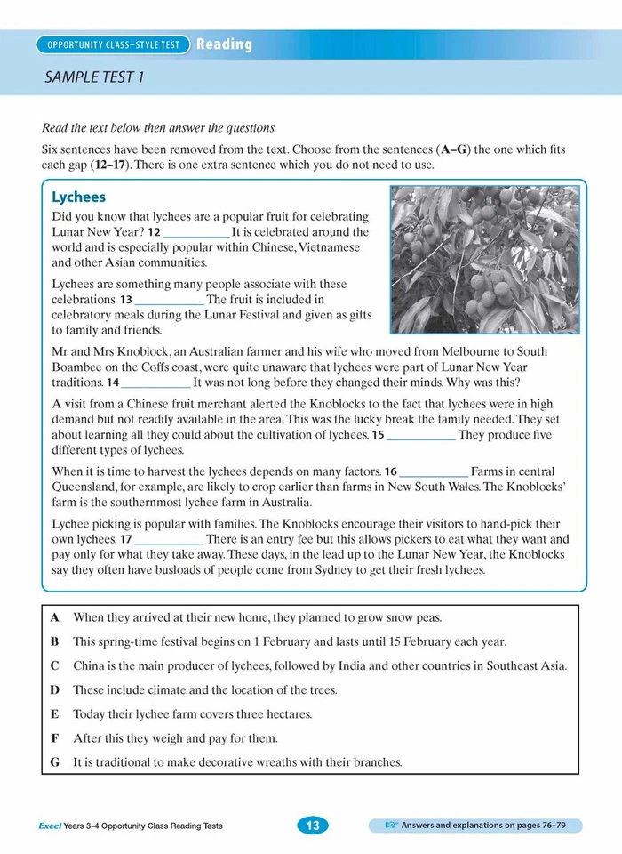 Opportunity Class ( OC) Tests 6 Test Books Pack Year 3 - 4 New Edition 2022/2023 - image 4 of 4