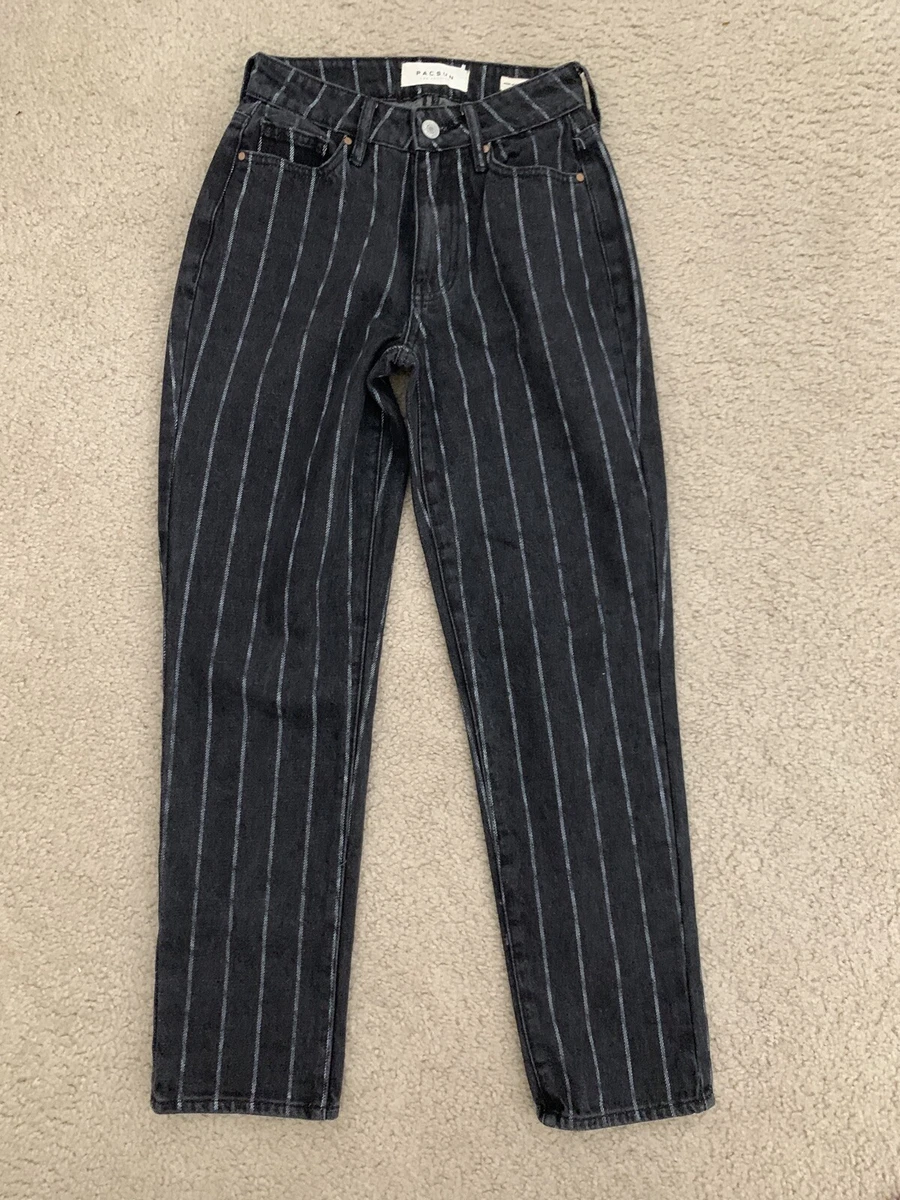 Pacsun black and white striped deals pants