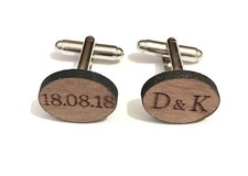 Gemelli Personalizzati Con Foto O Testo - In Acciaio Satinato, Regalo Ideale Per Matrimoni E Lauree