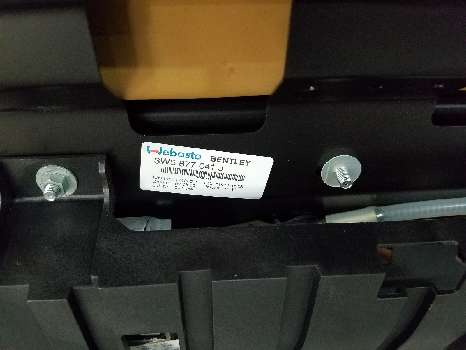2006 Bentley Continental Flying Spur Sunroof Assembly #2209 o5