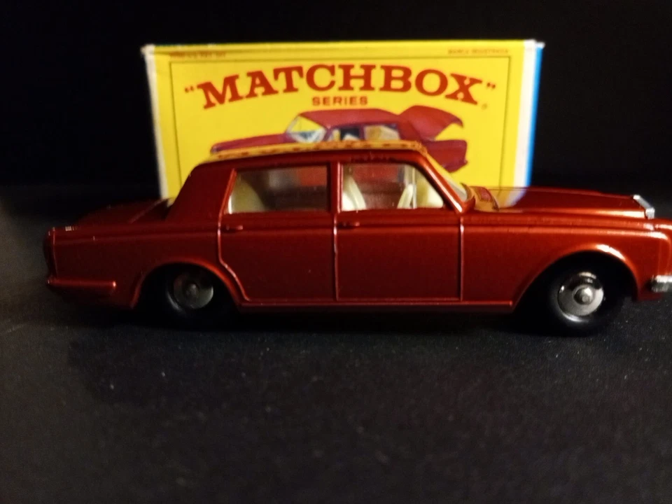 Matchbox #24C Rolls Royce Silver Shadow 1967 en caja original E4 en muy buen estado Foto 4 de 4