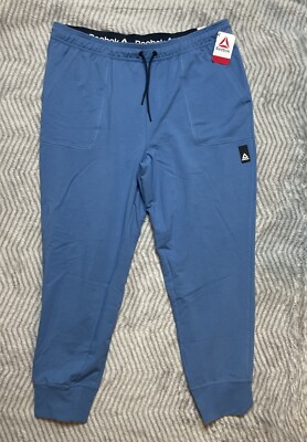 Reebok Men s Jogger Blue 2xl New With Tags Slim Fit