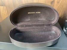 Michael Kors Dark Brown Sunglasses Eye Glasses Hard Clamshell Case